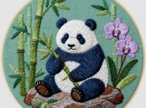 20cm Cross Stitching Kit | Panda