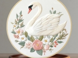 20cm Cross Stitching Kit | Swan