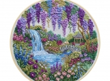 20cm Cross Stitching Kit | Waterfalls Oriental