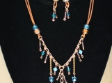 Boho necklace & earrings