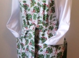 Holly Branches Reversible Christmas Apron CRA102