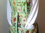 Patchwork Christmas Reversible Apron  CRA103