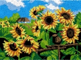 Rug Hooking Kits (Printed Canvas) | Sunflower Field