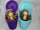 Ooak Baby Boy & Girl (Polymer Clay) Gretta and Owen- A Must See