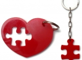 Puzzle Accessories, Key Chain Set,Plexiglass, Laser Cut Acrylic