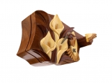 Hummimg Bird 4 piece Riosewood Puzzle Box