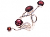 925 Sterling Silver Garnet  Gemstone Rings