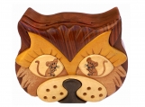 Cat & Mouse Wooden Puzzle Box