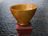 Sugar Maple Fruit Bowl with Cocobolo Base