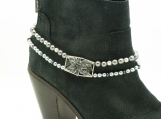 DC116 Charcoal and Silver Boot Chain