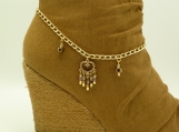 DC120 Gold and Copper Iridescent Boot Chain