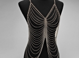 Gold Chain Vest Body Chain