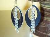 Handmade Scale Dangle Earrings