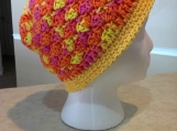 orange spring hat