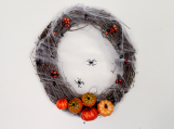 Webbed Halloween Wreath