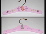 Hand Painted Wood Clothes Hanger-Child Size with Kewpie & Doodledog Decor