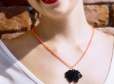 Black Sheep Necklace,Sheep Jewelry,Plexiglass Jewelry