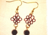 Red and black celtic design