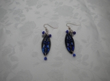 Blue Masquerade earrings