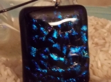 Deep Blue Dichroic Pendant