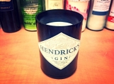 Hand Poured Soy Wax Candle - In A Hendricks Gin Bottle