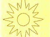 s18 STITCHED SUN