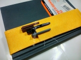 Sunny swirls elastic notebook pen holder id20391