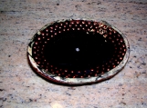 Free shipping! Black and Copper Soapdish