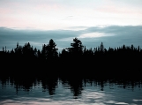 Lake Sunset & Forest, Algonquin Park, Photo Print 8' x 6'   