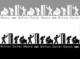 "Million Dollar Memo" poster in Black & White