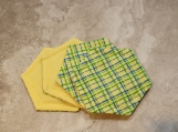 Yellow Decorative Cotton Coasters