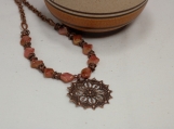 Antique Copper Pendant Necklace