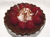 Deep Dish Chocolate and Cherry Pie