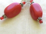 Red, Red Hot Tamale Earrings