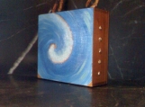 RHODE ISLAND WAVE design cigar box purse