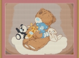 Teddy And Friends Cross Stitch Pattern