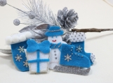 Turquoise Blue Christmas Tree Ornaments