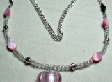 Tickled Pink Heart Necklace