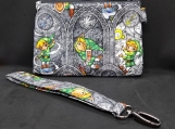 SALE! Legend of Zelda wristlet/clutch, detachable wrist strap