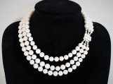 Elegant Necklace Organic Pearls 