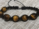 Tigers Eye Macrame Protection bracelet