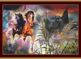 At Full Gallop Cross Stitch Pattern