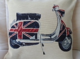 Scooter II Tapestry Cushion Cover - Free Shipping