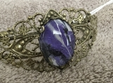 OOAK Ornate Bracelet Purple #3111