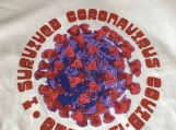I Survived Coronavirus Covid-19 2020 Silkscreened Tee Shirt 