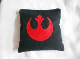 Black and Red Star Wars Rebel  Embroidered  Corn hole Bags