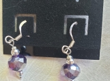 Purple Sparkle Earrings
