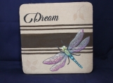 Dream Dragonfly with Leaves Wall Art