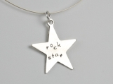 Rock Star Sterling Silver Necklace