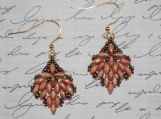 Hand-Stitched Drop Earrings